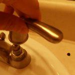 Removing faucet handle