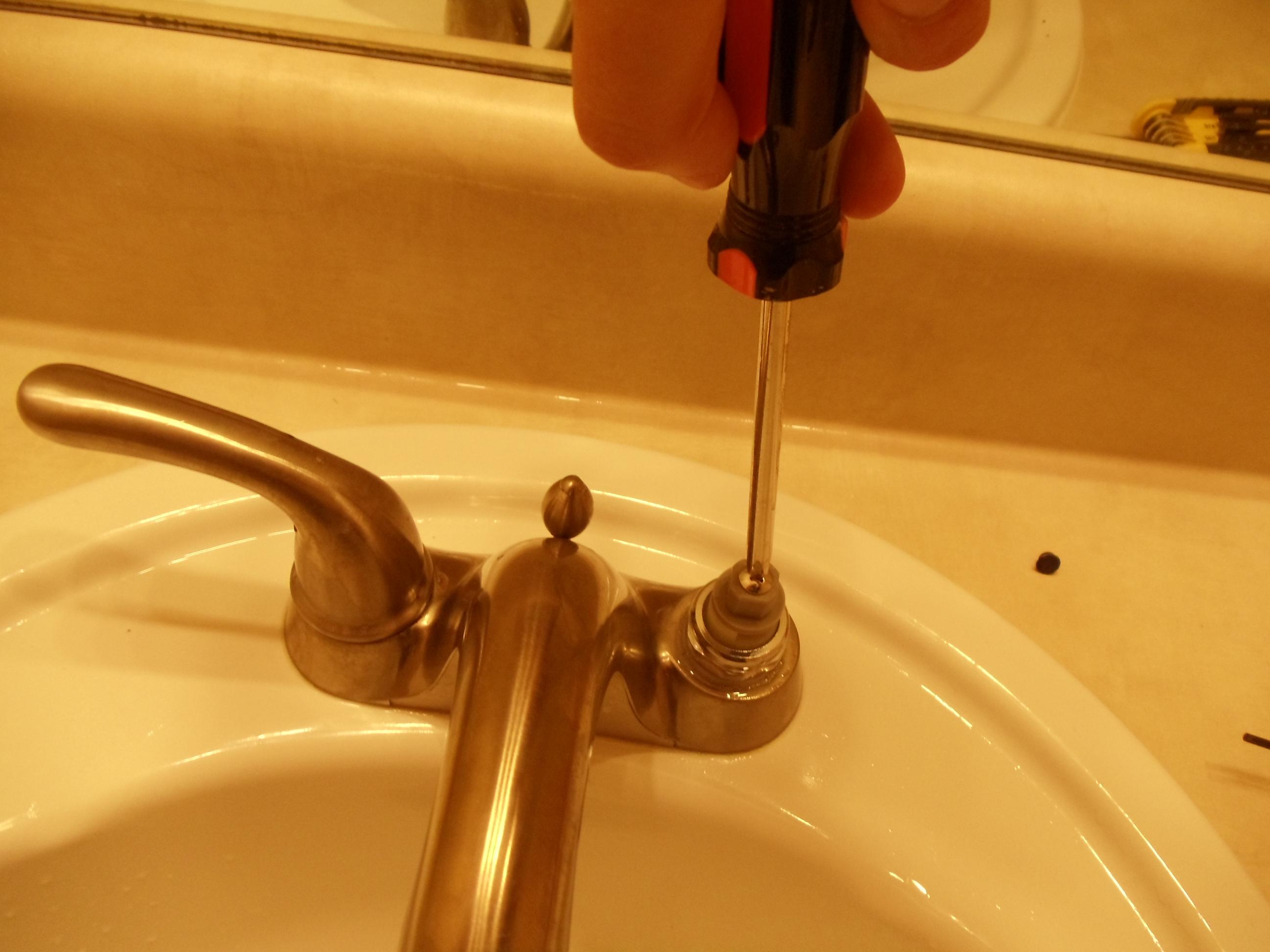 fix my bathroom sink faucet that sprays sideways