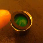 Faucet aerator inside